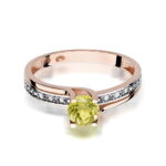 Inel Aur 14K W106 Peridot 0.60ct - Imagine 6