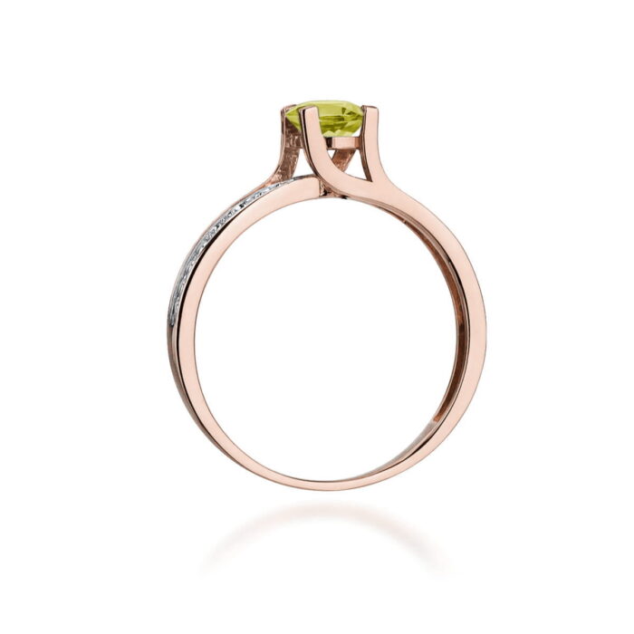 Inel Aur 14K W106 Peridot 0.60ct - Imagine 7