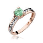 Inel Aur 14K W106 Smarald 0.50ct - Imagine 5