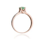 Inel Aur 14K W106 Smarald 0.50ct - Imagine 7