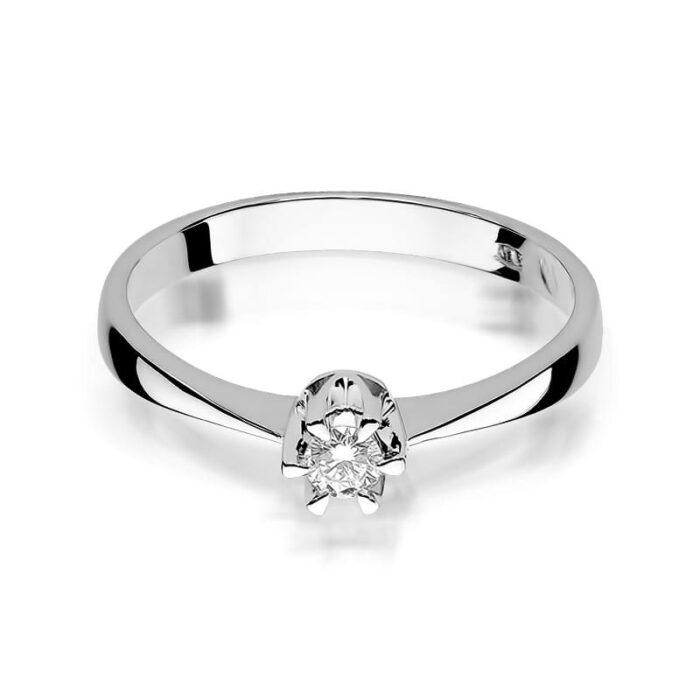Inel Aur 14K W111 Diamant 0.20ct - Imagine 10