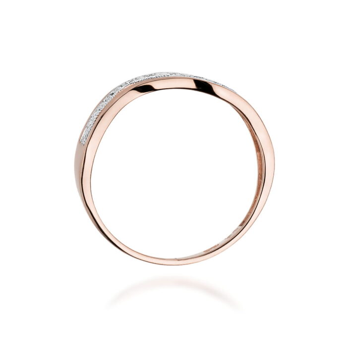 Inel Aur 14K cu Diamant 0.06 ct - Imagine 10