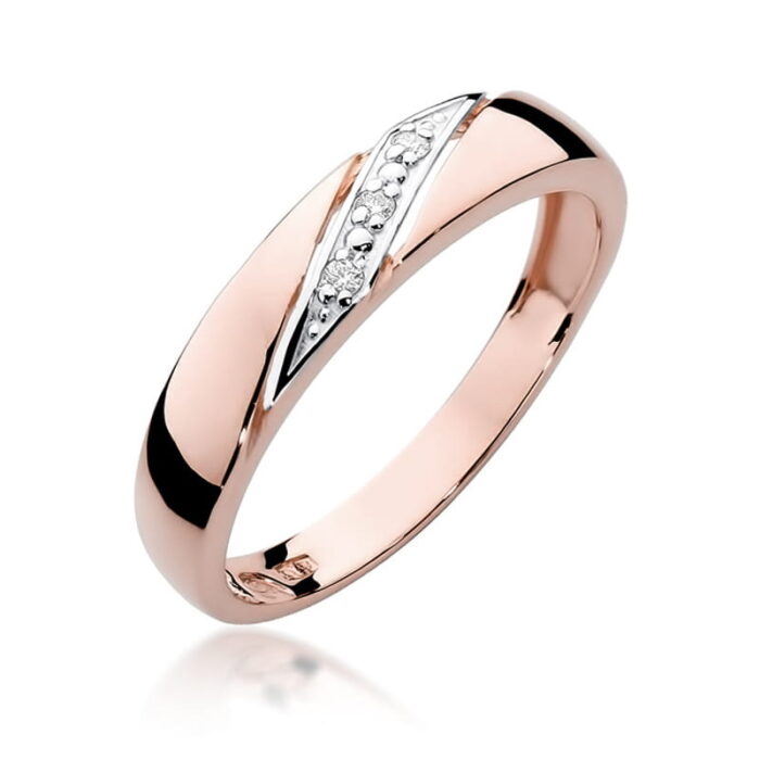 Inel Aur 14K cu Diamant 0.02 ct - Imagine 8