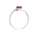 Inel Aur 14K W119 Rodolit 0.50ct - Imagine 11