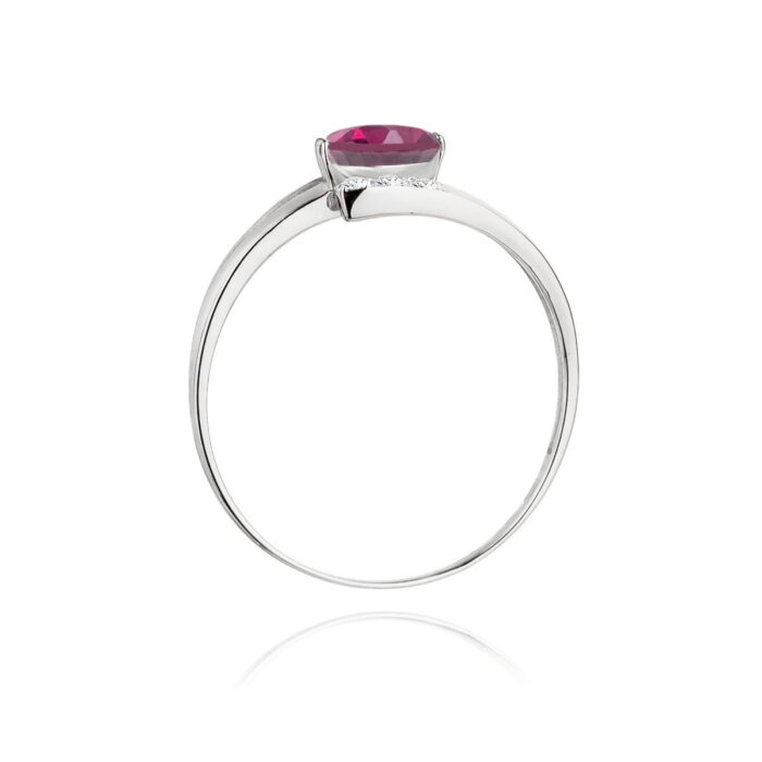 Inel Aur 14K W119 Rodolit 0.50ct - Imagine 11