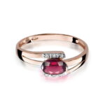 Inel Aur 14K W119 Rodolit 0.50ct - Imagine 6