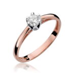 Inel Aur 14K cu Diamant 0.15 ct - Imagine 8