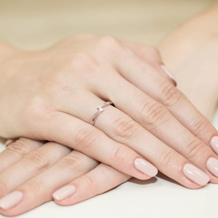 Inel Aur 14K cu Diamant 0.04 ct - Imagine 11
