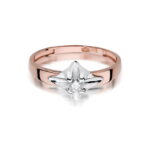 Inel Aur 14K cu Diamant 0.12 ct - Imagine 9