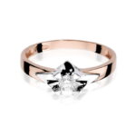 Inel Aur 14K cu Diamant Natural 0.25 ct - Imagine 2