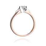Inel Aur 14K cu Diamant Natural 0.25 ct - Imagine 3