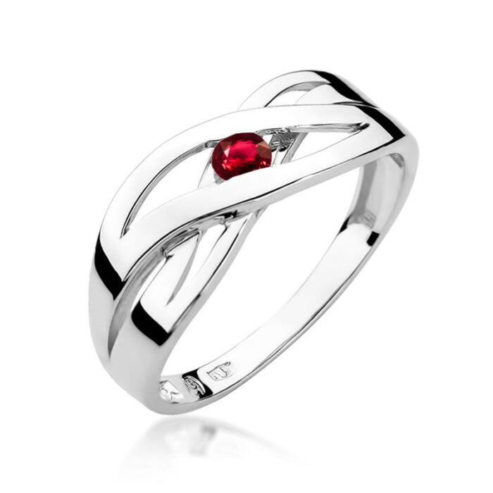 Inel Aur 14K W156 Rubin 0.15ct - Imagine 9