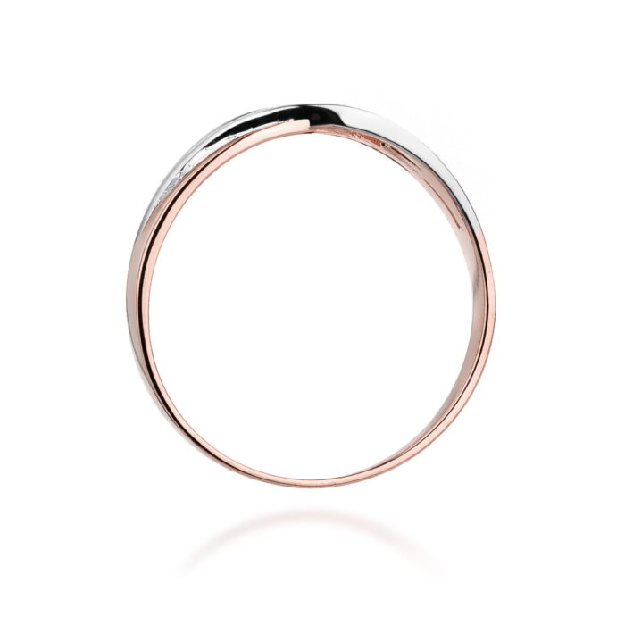 Inel Aur 14K cu Diamant 0.05 ct - Imagine 10