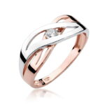Inel Aur 14k cu Diamant 0.10 ct - Imagine 8