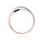 Inel Aur 14k cu Diamant 0.10 ct - Imagine 10