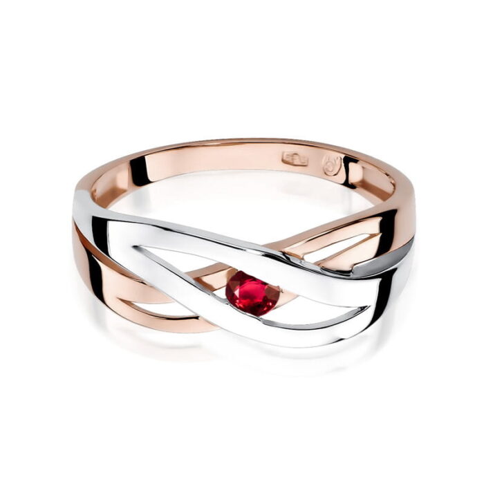 Inel Aur 14K W156 Rubin 0.15ct - Imagine 6