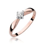 Inel Aur 14K cu Diamant 0.12 ct - Imagine 8