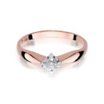 Inel Aur 14K cu Diamant 0.12 ct - Imagine 9
