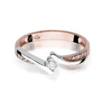 Inel Aur 14K cu Diamant 0.16 ct - Imagine 9