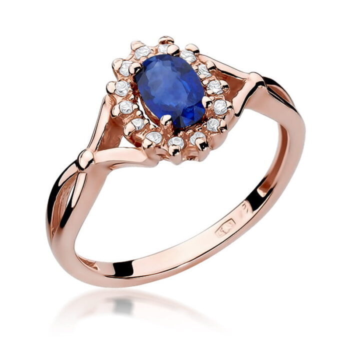 Inel Aur 14k cu Safir 0.70 ct - Imagine 8