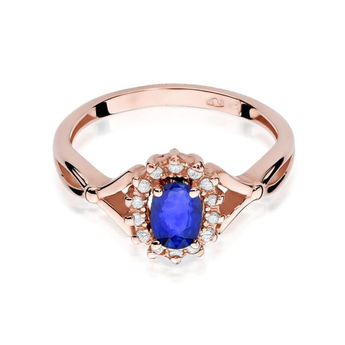 Inel Aur 14k cu Safir 0.70 ct - Imagine 9