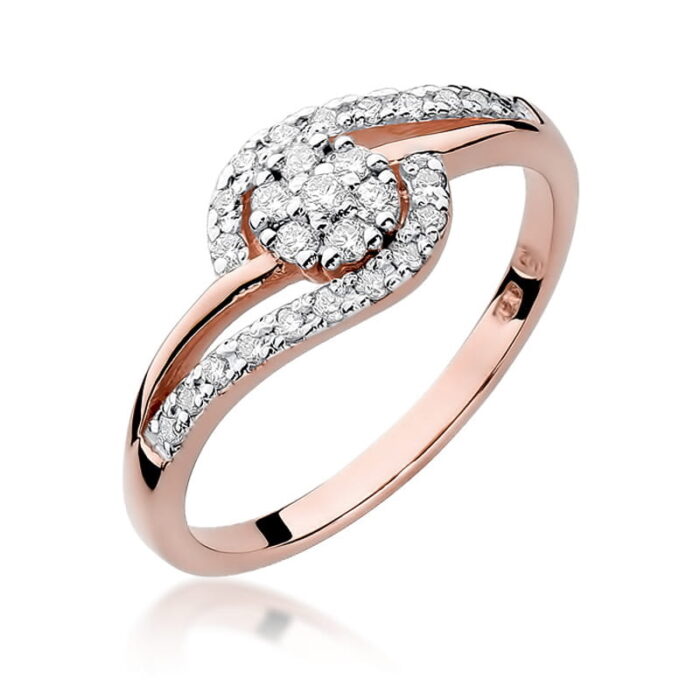 Inel Aur 14K cu Diamant 0.17 ct - Imagine 8