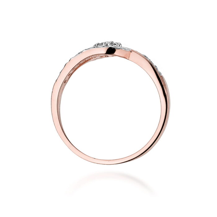 Inel Aur 14K cu Diamant 0.17 ct - Imagine 9