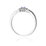 Inel Aur 14k cu Tanzanit 0.15 ct - Imagine 11