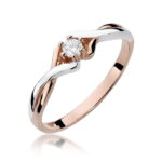 Inel Aur 14K cu Diamant 0.08ct - Imagine 8