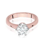 Inel Aur 14K cu Diamant Natural 0.70 ct - Imagine 9