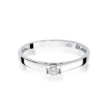 Inel Aur 14K cu Diamant Natural 0.12 ct - Imagine 6