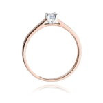 Inel Aur 14K cu Diamant Natural 0.12 ct - Imagine 11