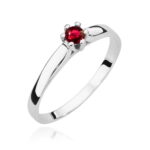 Inel Aur 14K W222 Rubin 0.15ct - Imagine 9
