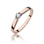 Inel Aur 14K cu Diamant 0.04 ct - Imagine 8
