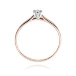 Inel Aur 14K cu Diamant 0.04 ct - Imagine 10