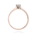 Inel Aur 14K cu Diamant Natural 0.15 ct - Imagine 11