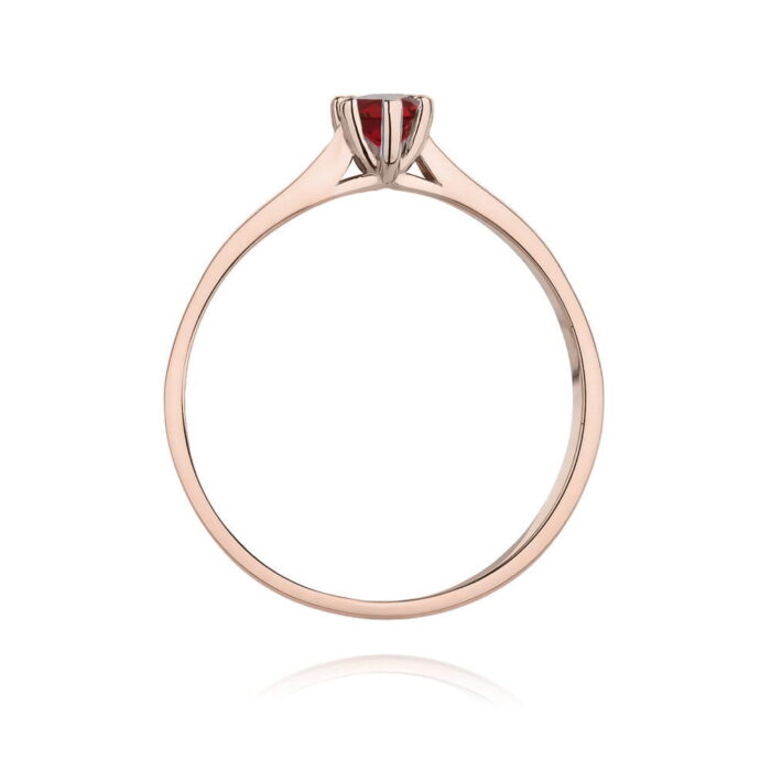 Inel Aur 14K W222 Rubin 0.15ct - Imagine 7