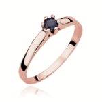 Inel Aur 14k cu Safir 0.15 ct - Imagine 8