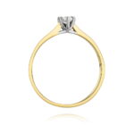 Inel Aur 14K W222 Diamant 0.12ct - Imagine 3