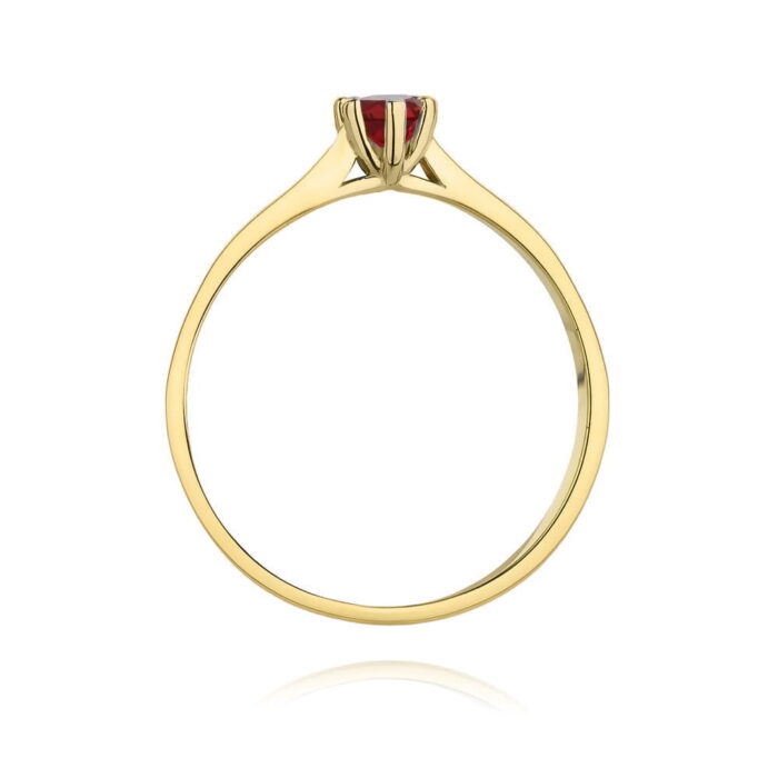 Inel Aur 14K W222 Rubin 0.15ct - Imagine 3