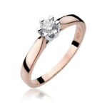 Inel Aur 14K cu Diamant Natural 0.23 ct - Imagine 9