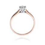 Inel Aur 14K cu Diamant Natural 0.23 ct - Imagine 11