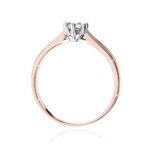 Inel Aur 14K cu Diamant 0.08ct - Imagine 9