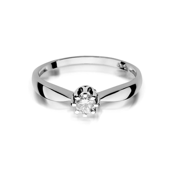 Inel Aur 14K W228 Diamant 0.20ct - Imagine 10