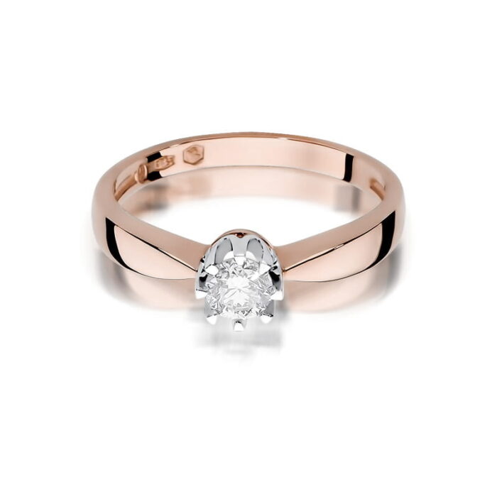 Inel Aur 14K cu Diamant 0.30 ct - Imagine 9