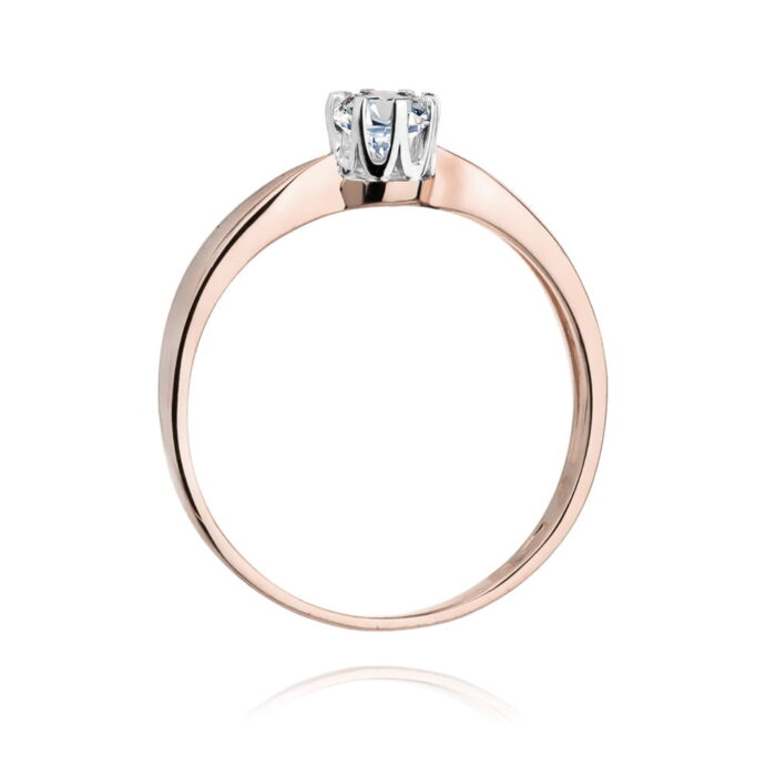 Inel Aur 14K cu Diamant 0.30 ct - Imagine 10