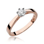 Inel Aur 14K cu Diamant 0.25 ct - Imagine 7