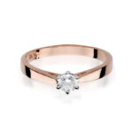 Inel Aur 14K cu Diamant 0.30 ct - Imagine 9