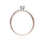 Inel Aur 14K cu Diamant 0.08 ct - Imagine 9