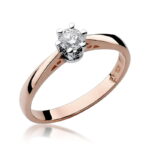 Inel Aur 14K cu Diamant 0.25 ct - Imagine 8